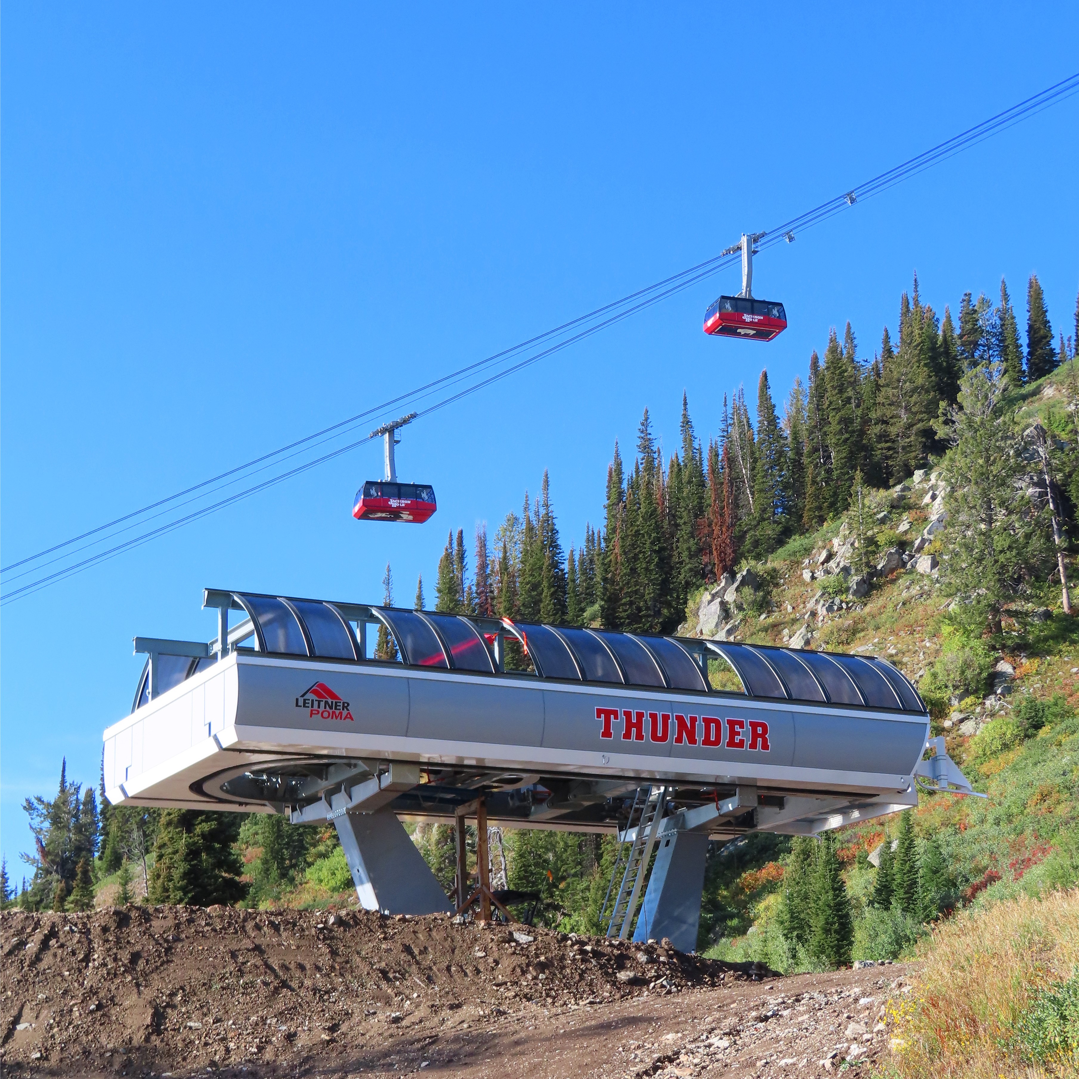 Thunder Lift Construction Photo Tour Jackson Hole Mountain Resort