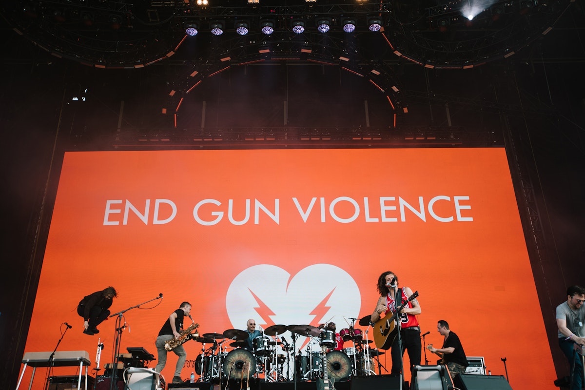 The Revivalists performing
