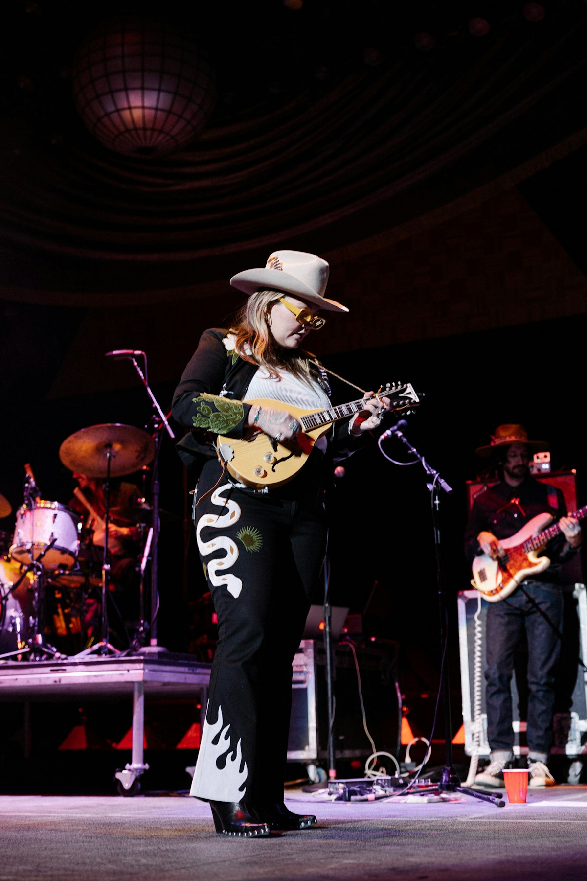 Elle King performing