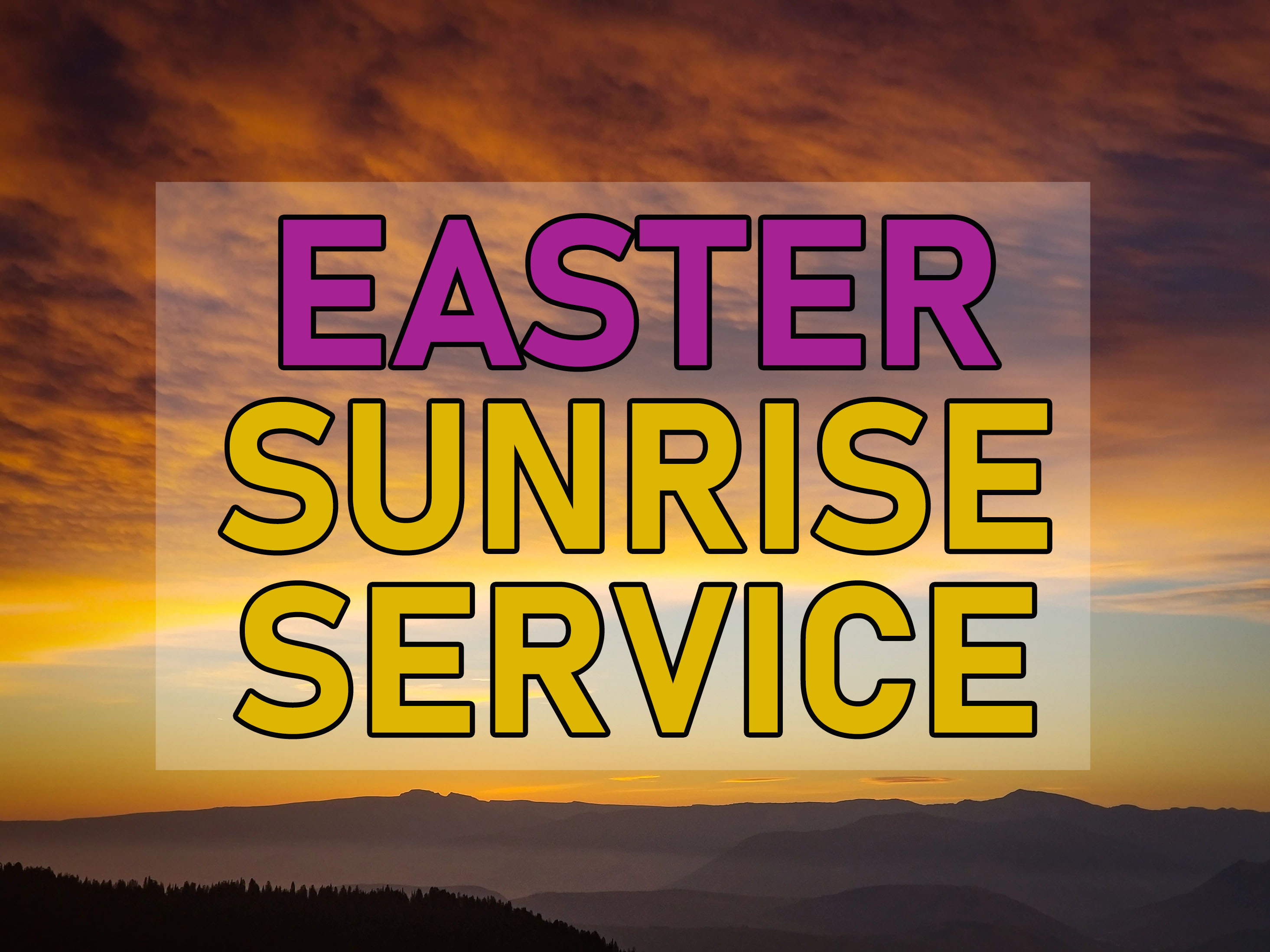 Easter Sunrise Service