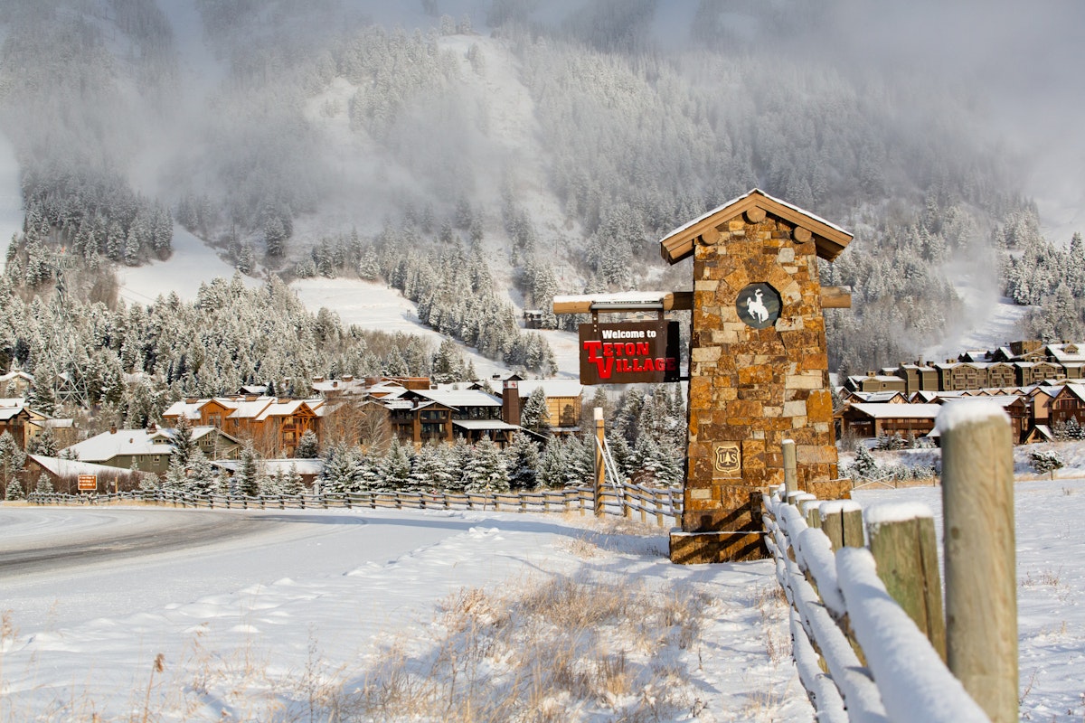 Teton Village Sign