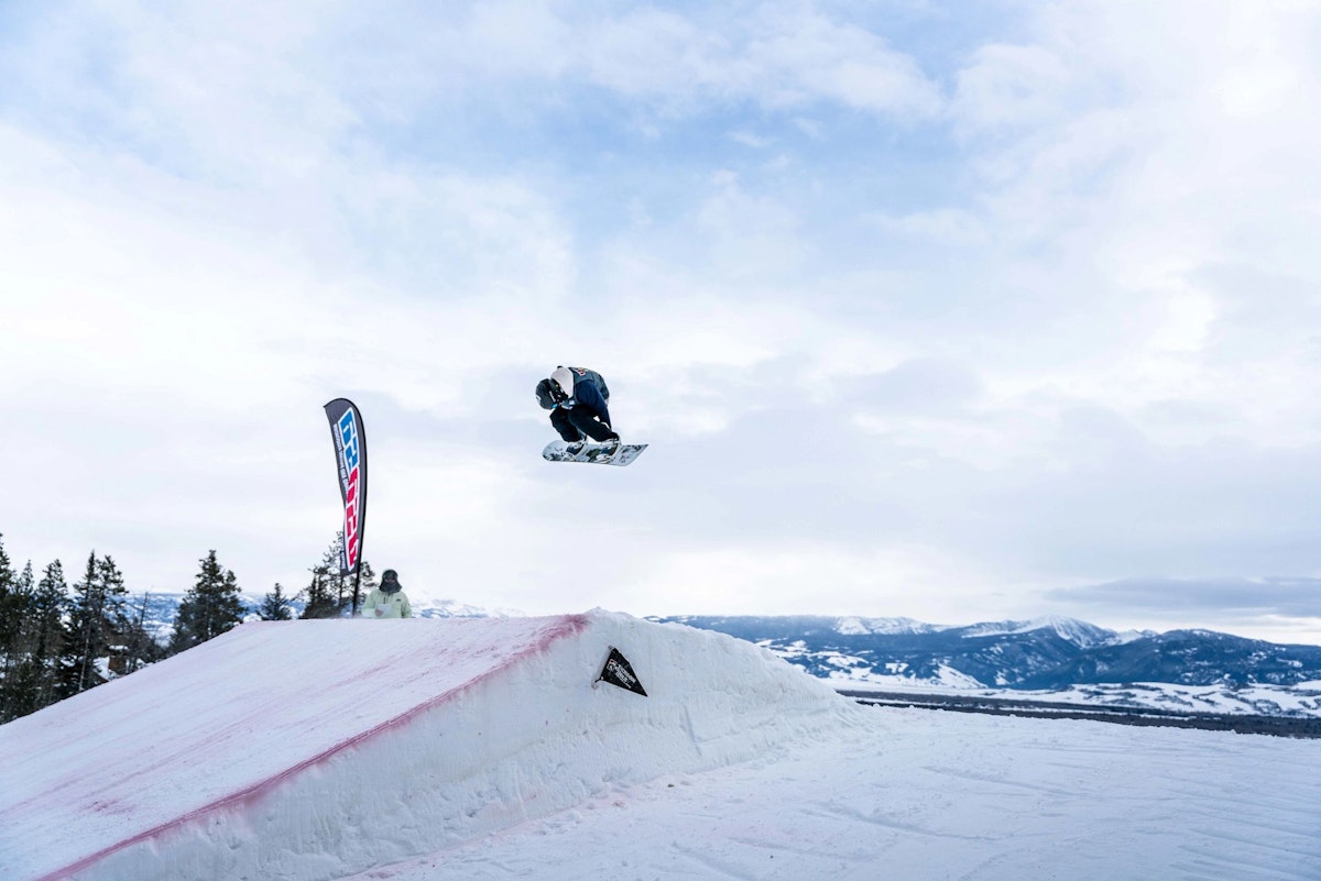 USASA competitor doing trick off a jump