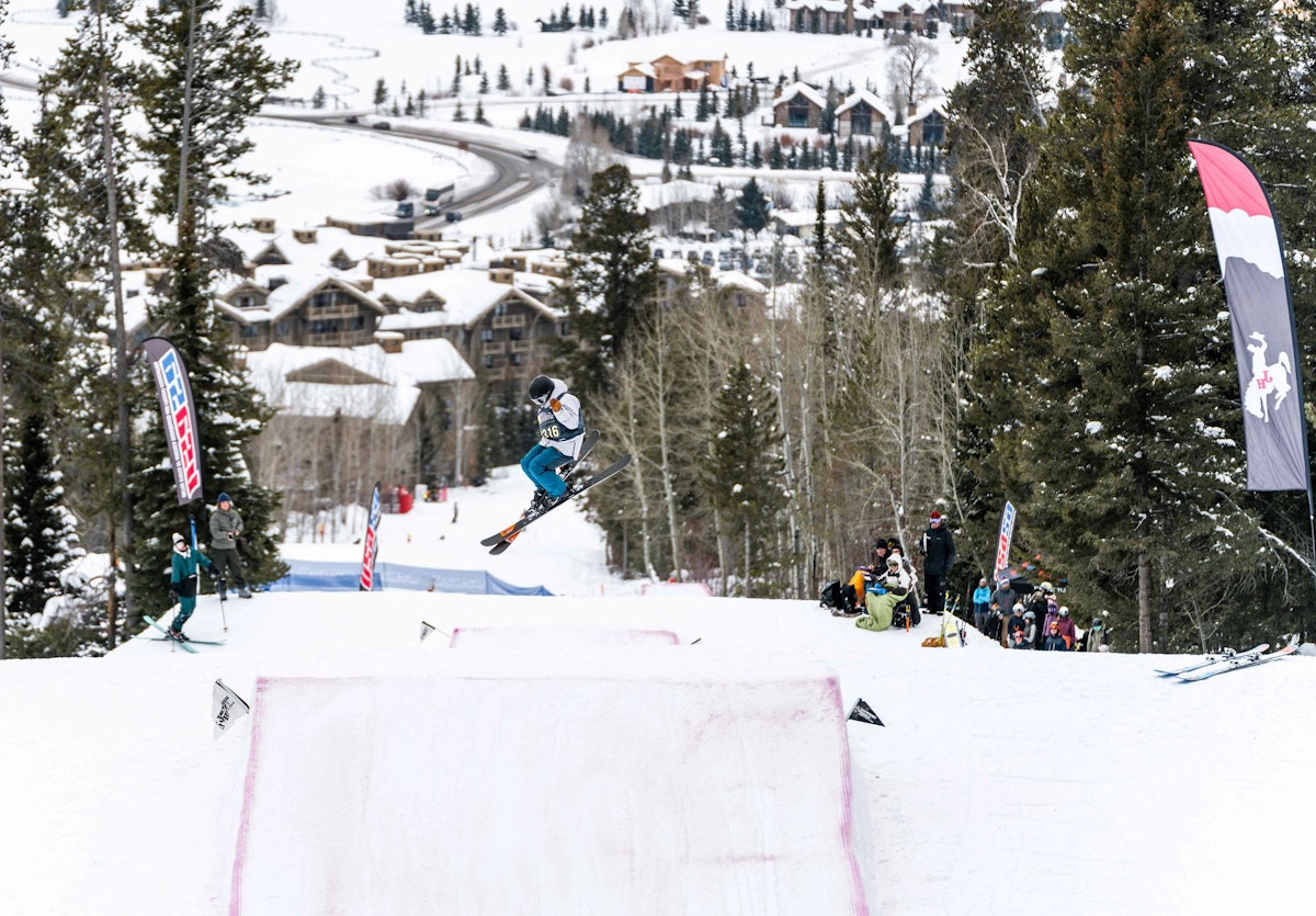 USASA competitor doing trick off a jump