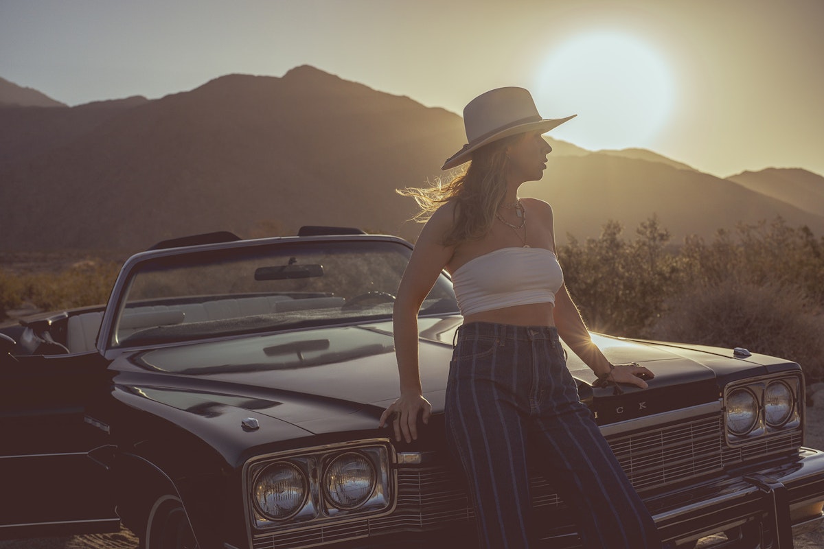 ZZ Ward in front of car