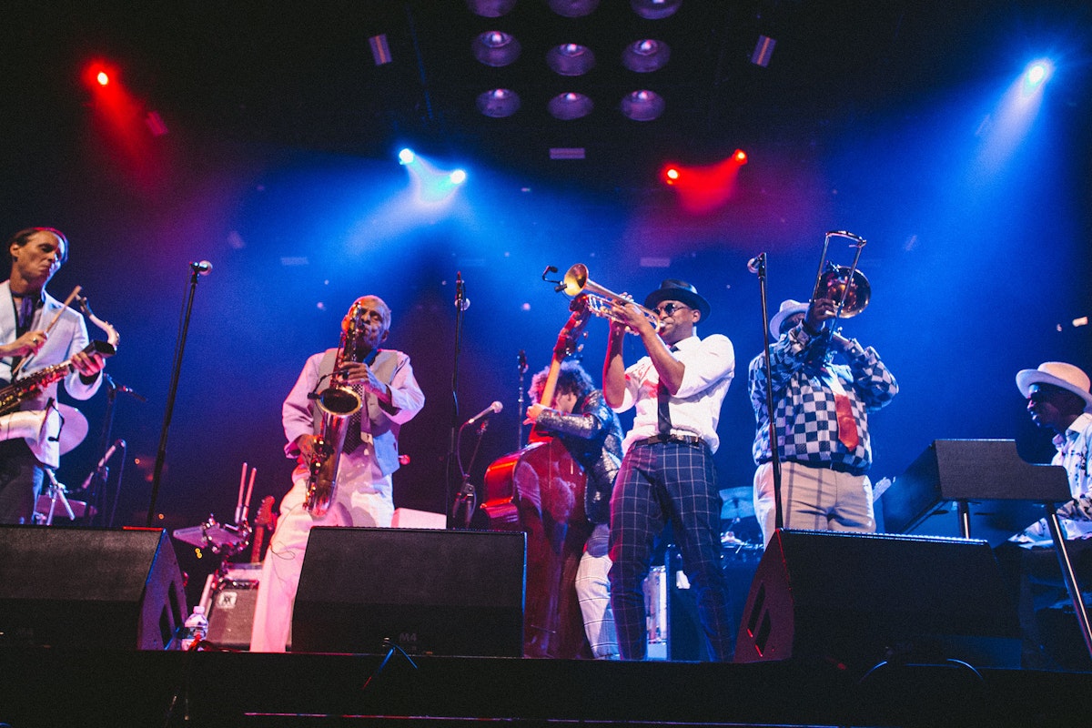 Preservation Hall Jazz Band performing on stage