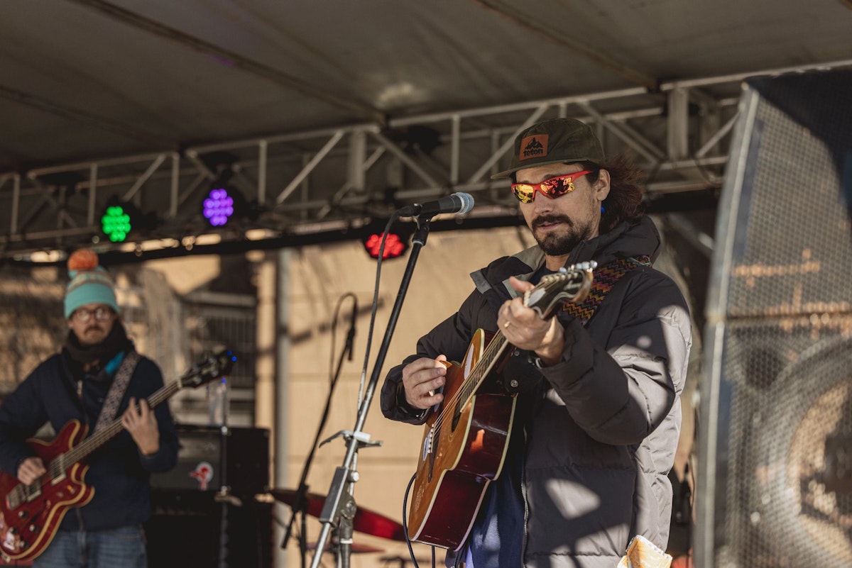 Futurebirds performing at Music Under the Tram