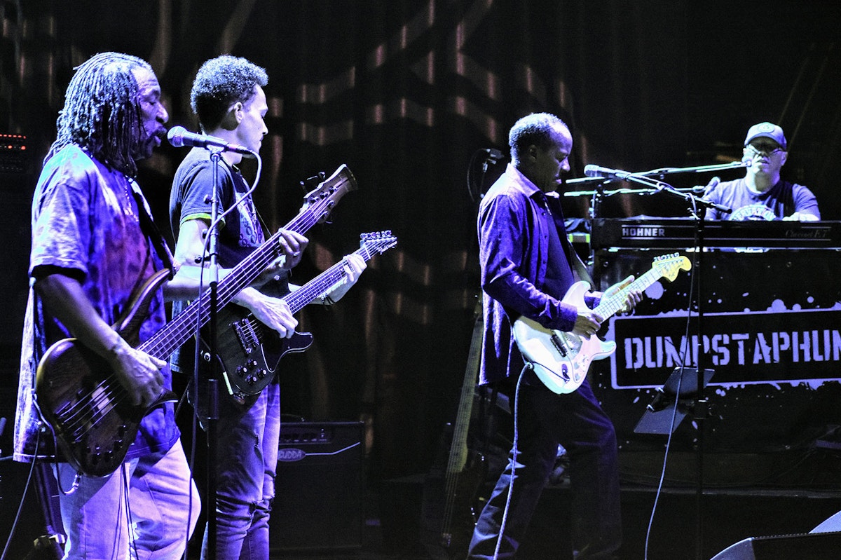 Dumpstaphunk performing onstage