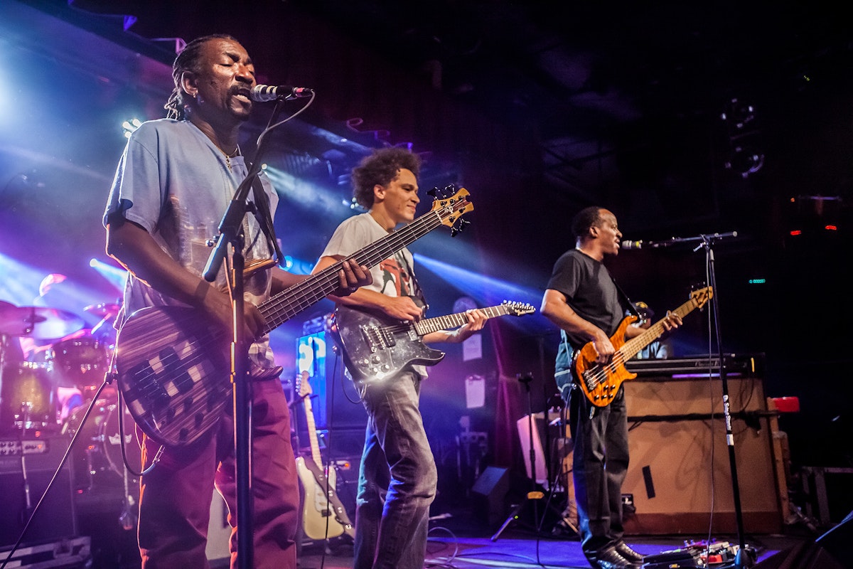 Dumpstaphunk performing onstage