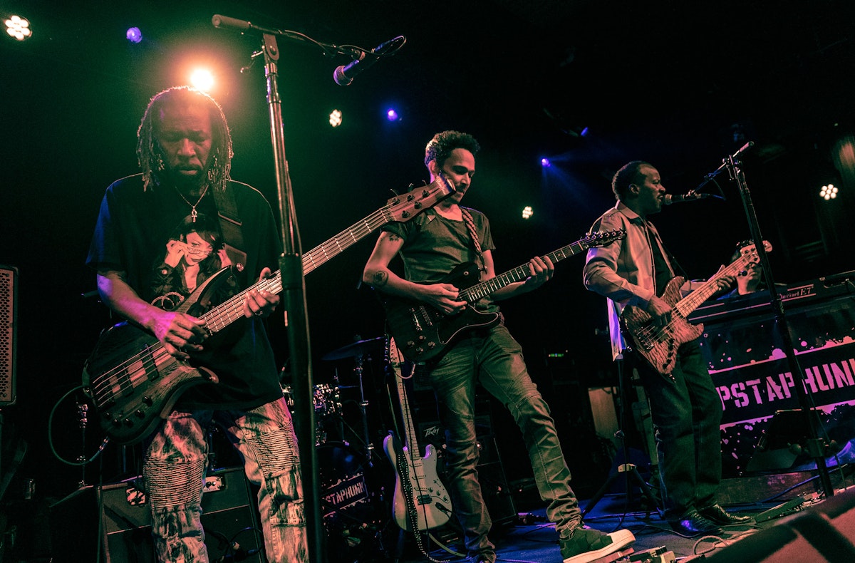 Dumpstaphunk performing onstage