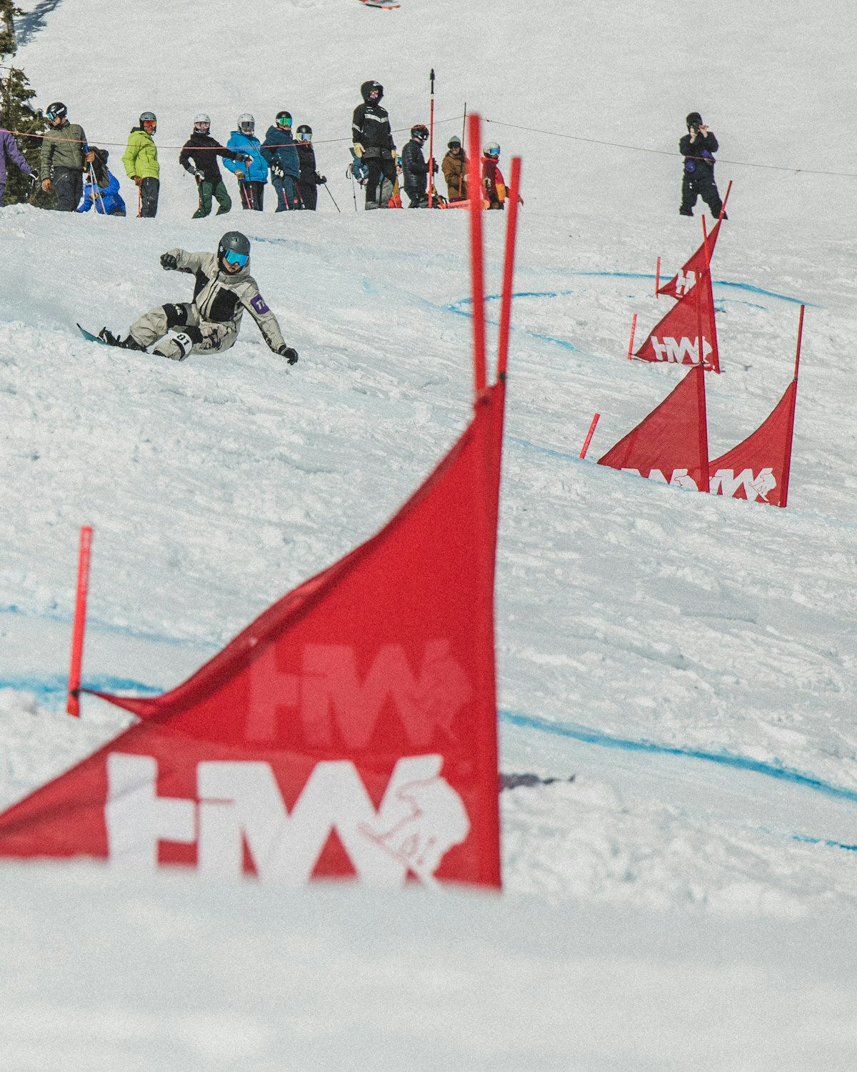 Snowboarder in Dick's Ditch