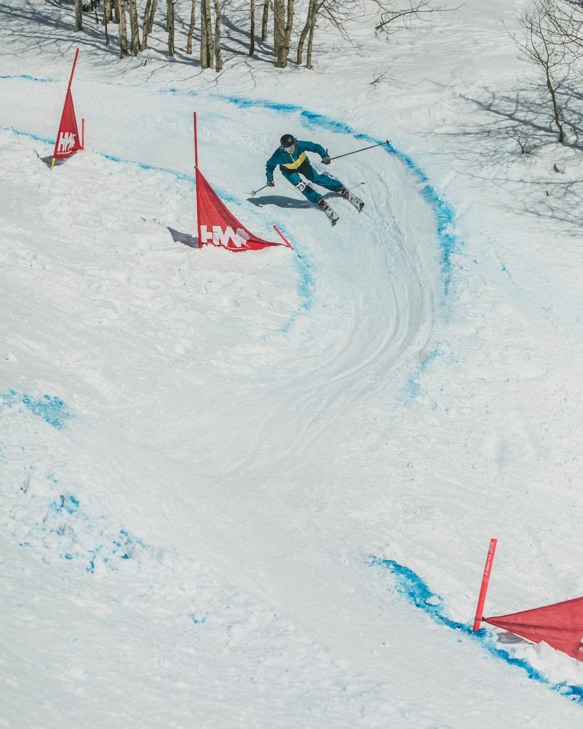 Skier in Dick's Ditch