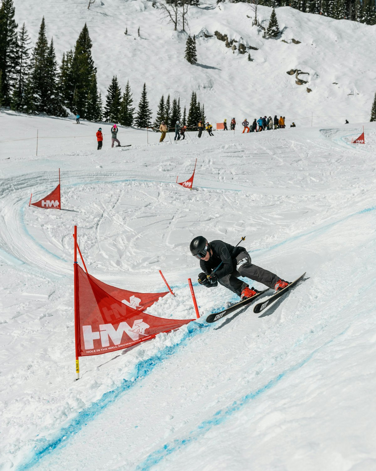 Skier in Dick's Ditch