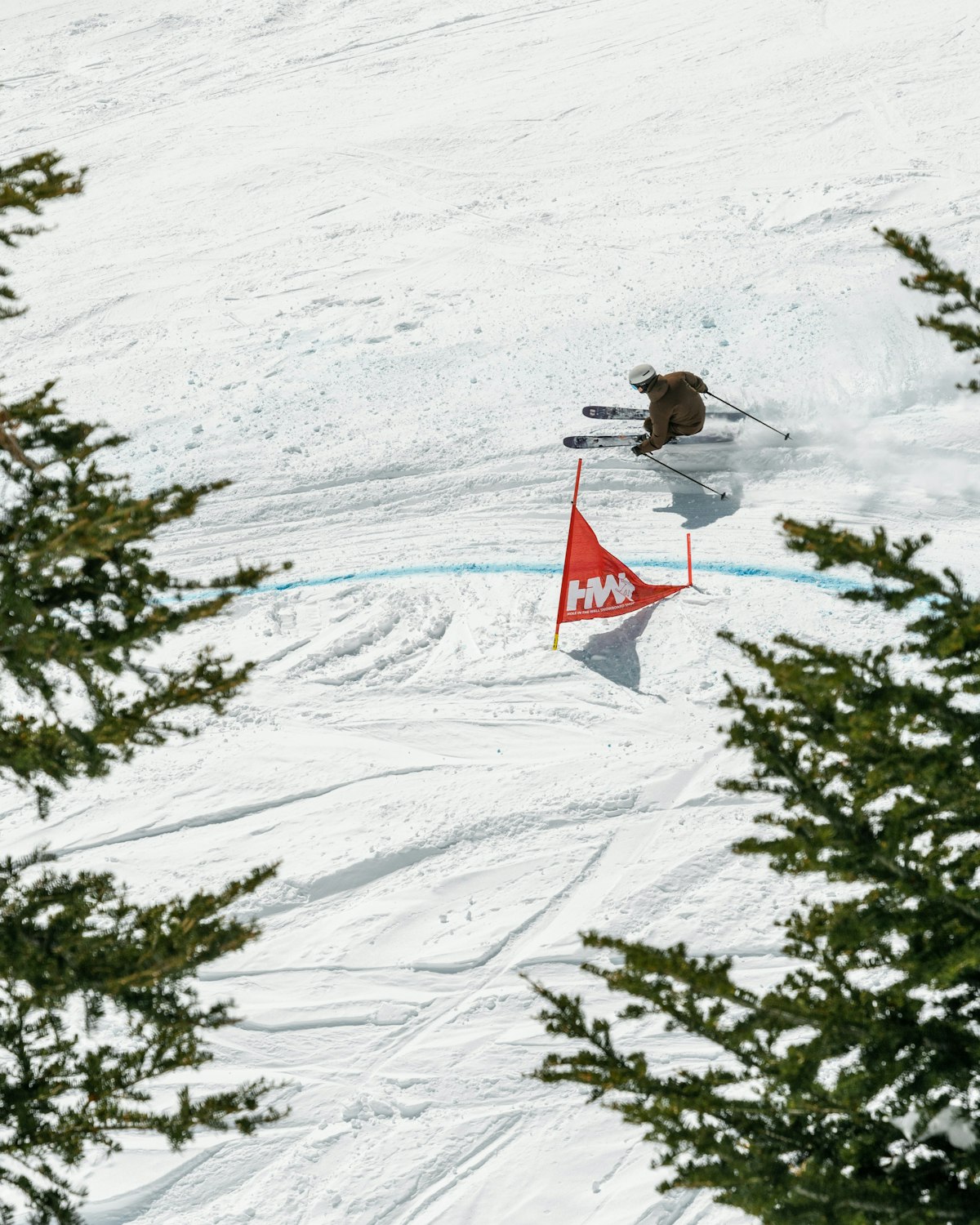 Skier in Dick's Ditch