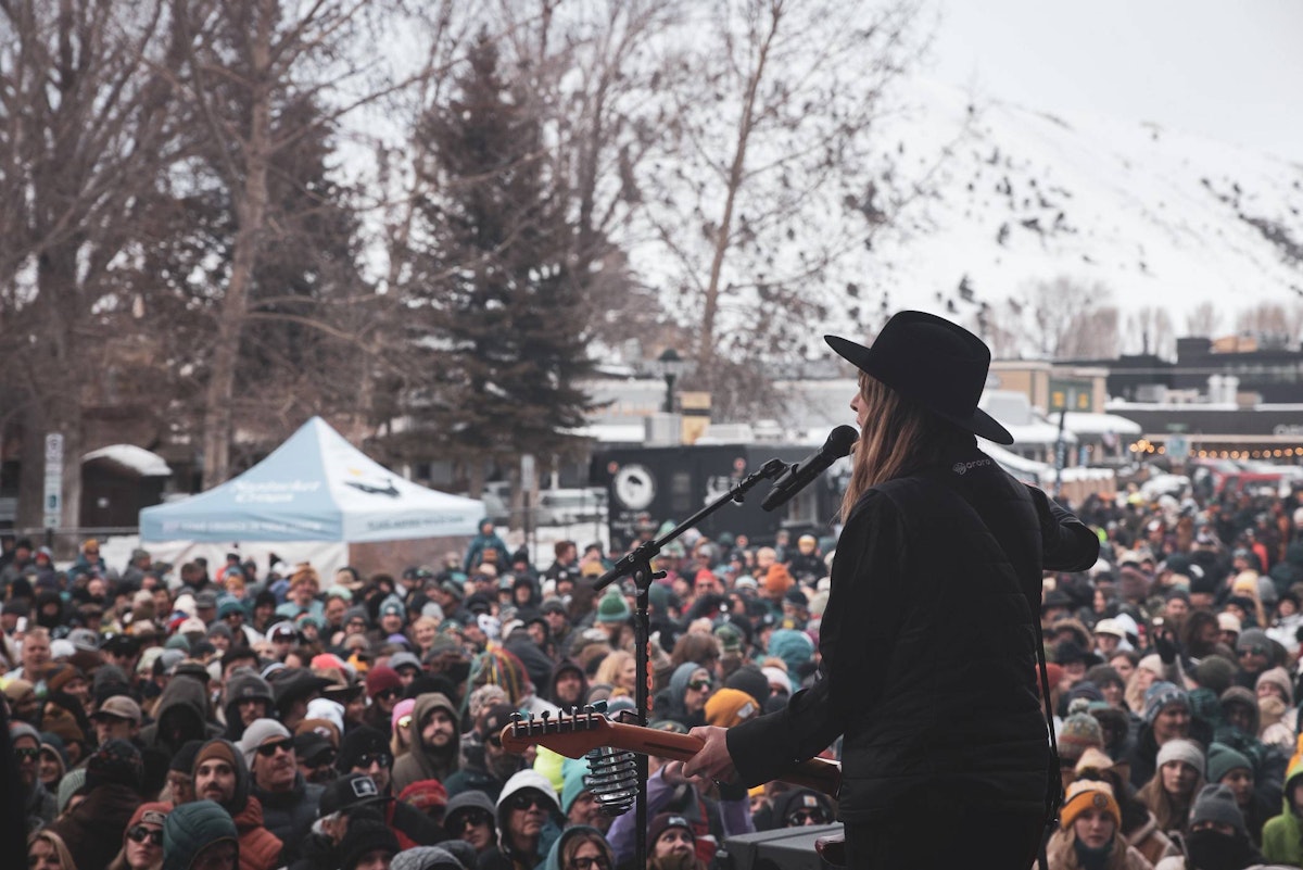 ZZ Ward performing at Rendezvous Spring Festival