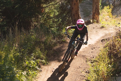 Biking in the bike park