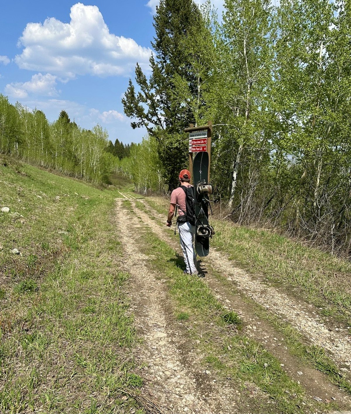 The LONG hike back