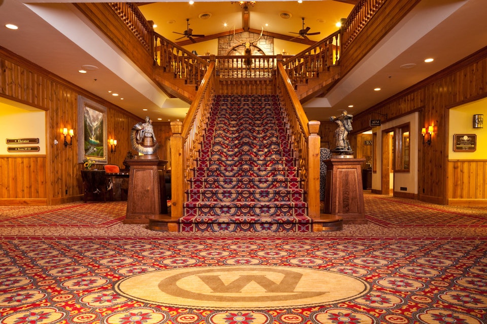 The Wort Hotel lobby entrance