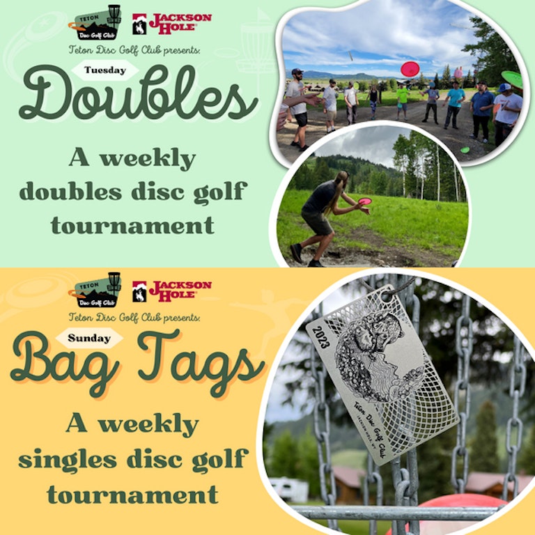 Disc golf event posters