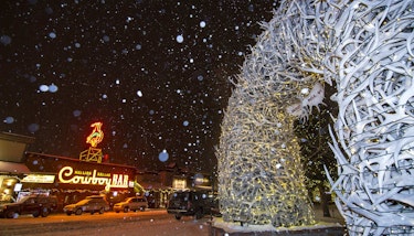 Town Square Jackson Hole Winter