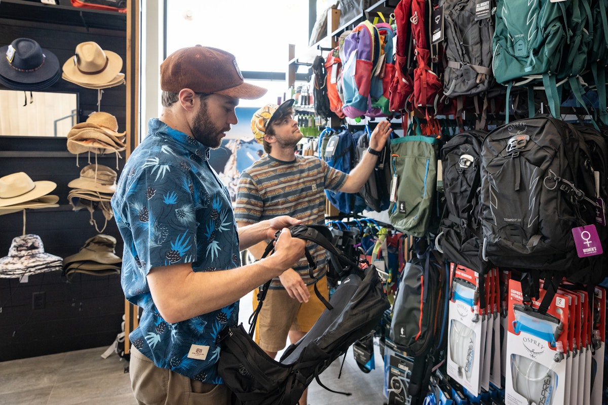 Shopping at Teton Village Sports