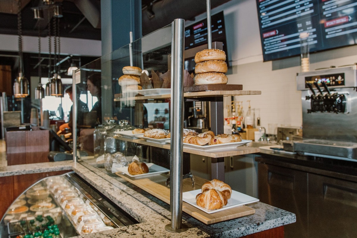Bakery items at Off-Piste market