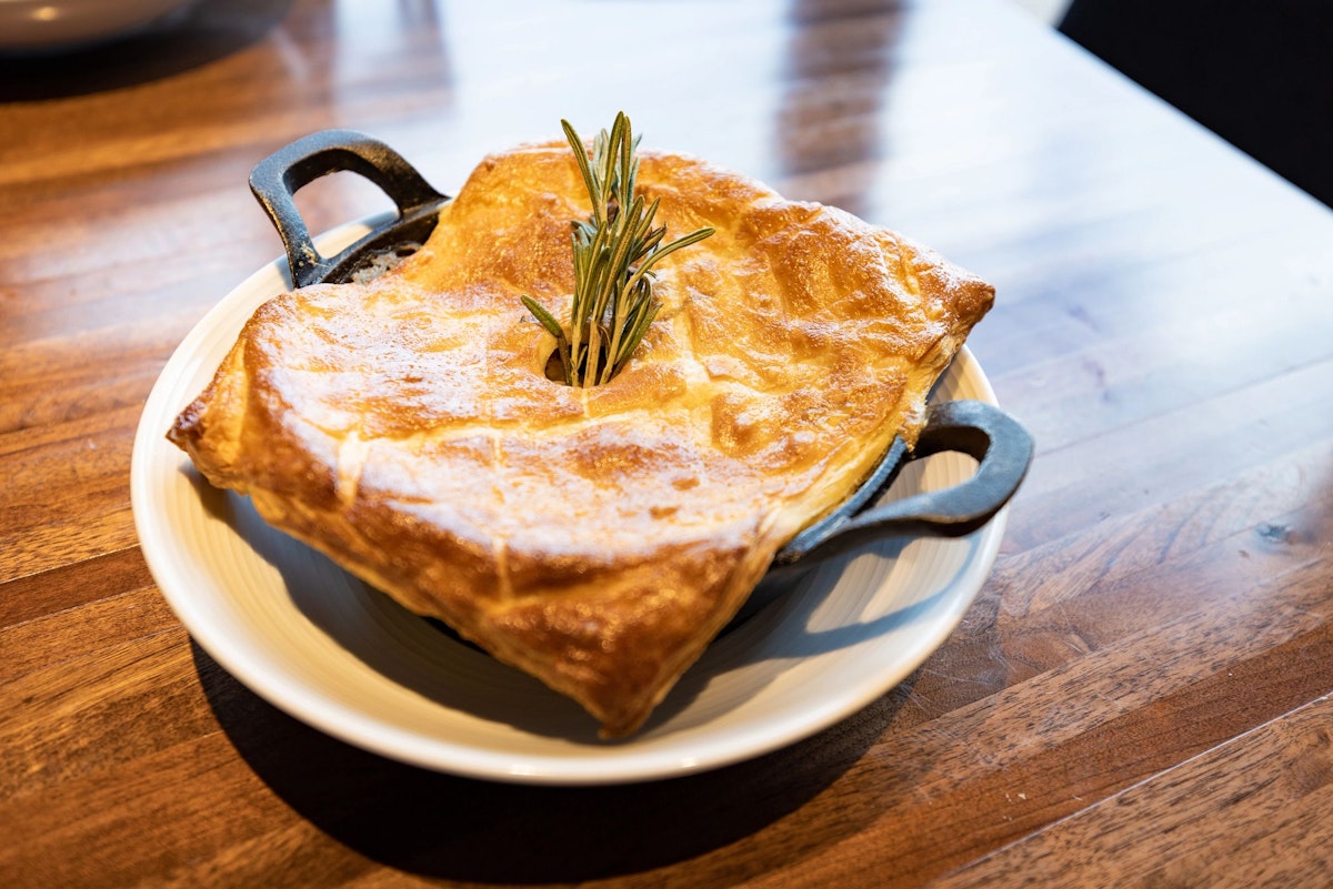 A dish at Piste Mountain Bistro