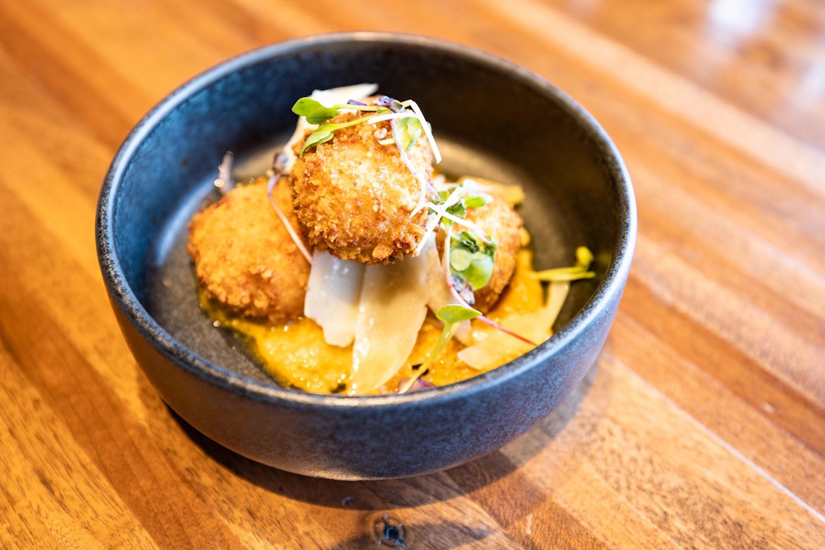 A dish at Piste Mountain Bistro