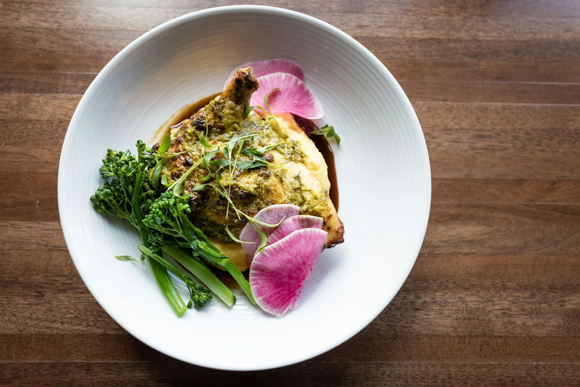 A dish at Piste Mountain Bistro
