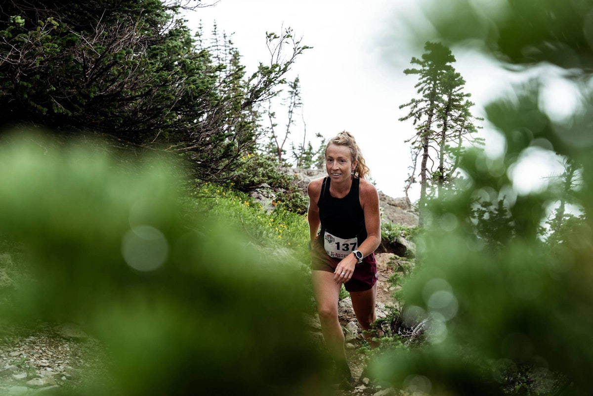 A racer in the Rendezvous Mountain Hill Climb
