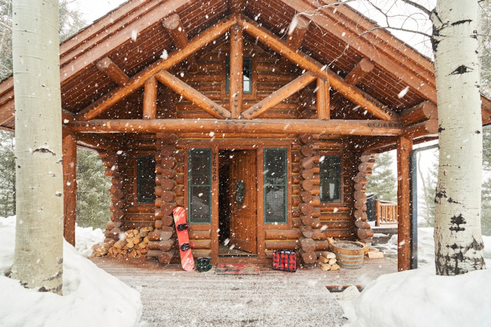 a JHRL log cabin property