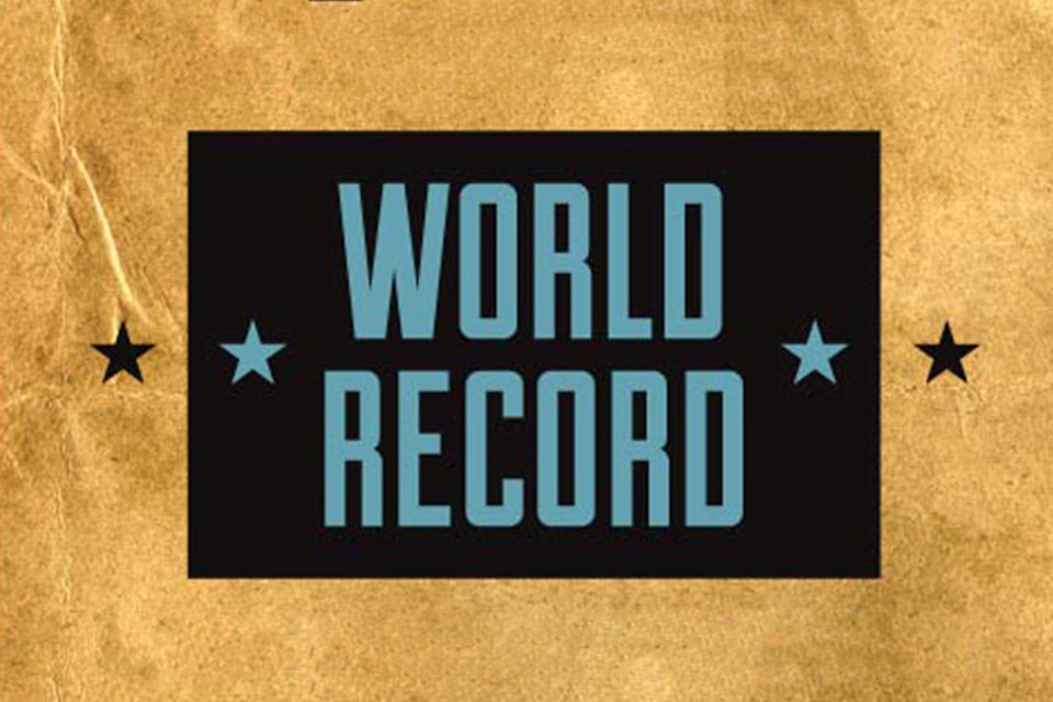 text that says "World Record"