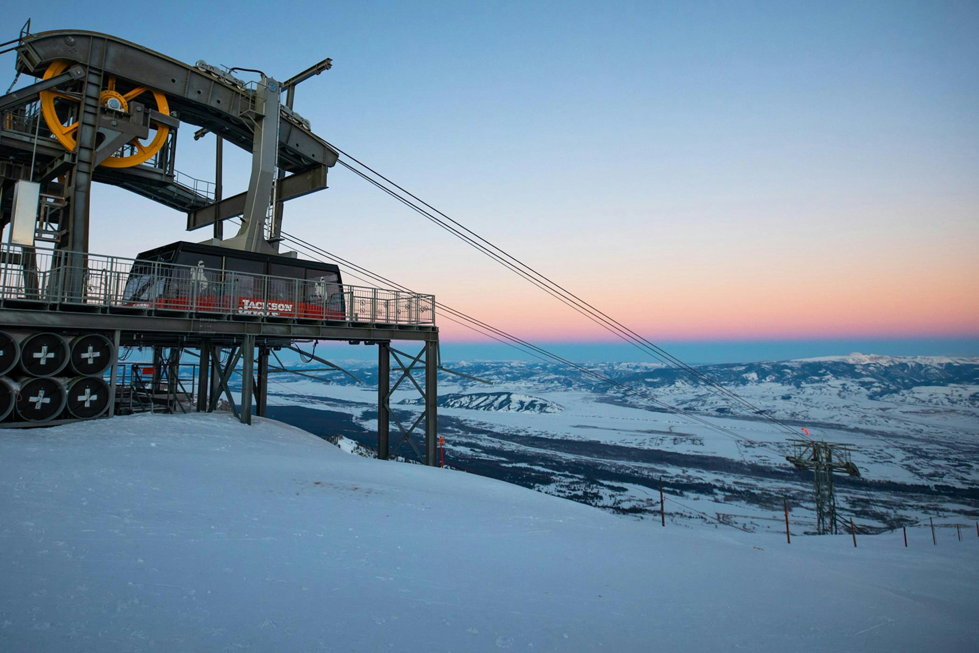 Summit of the Tram at Daybreak