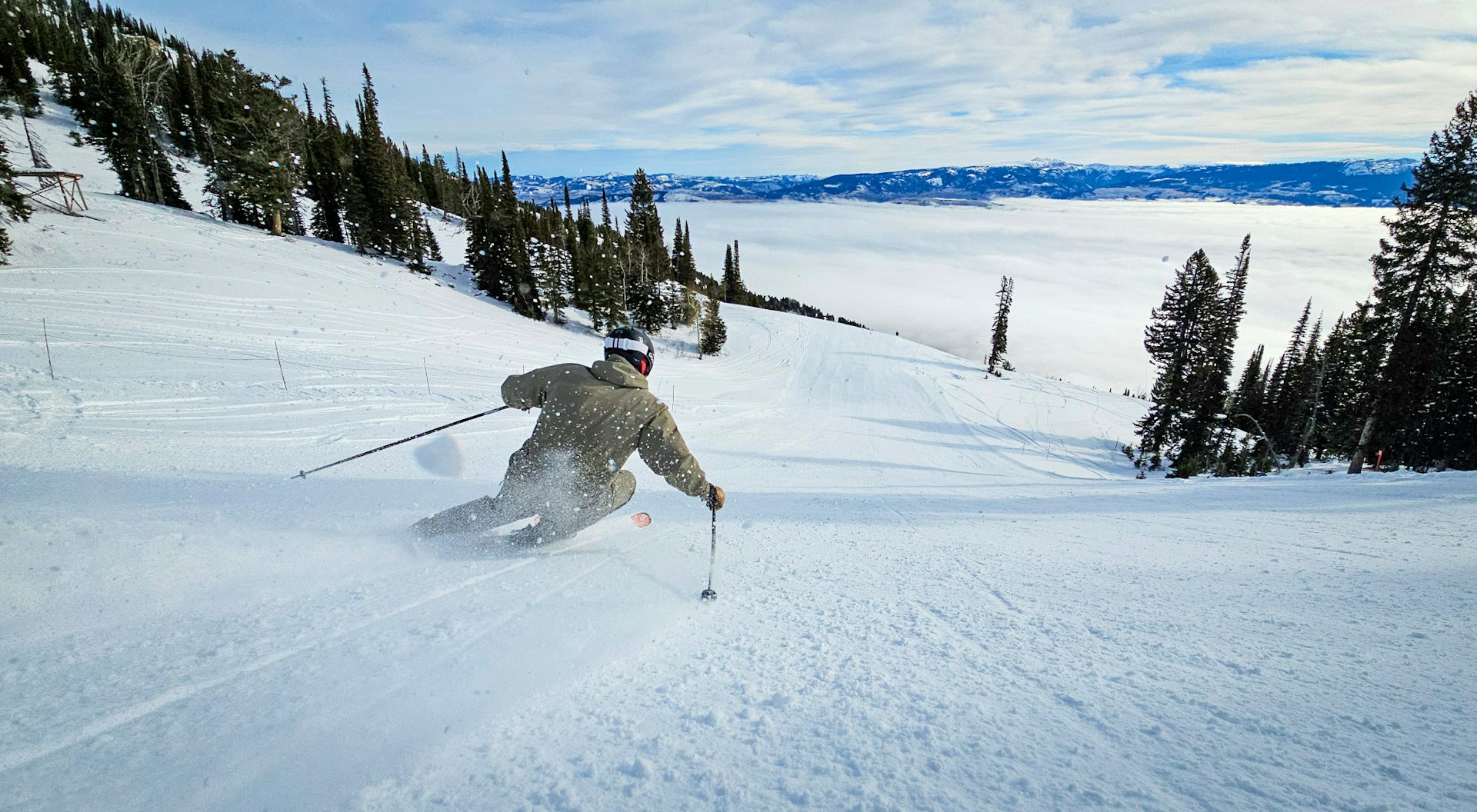 Inversion skiing