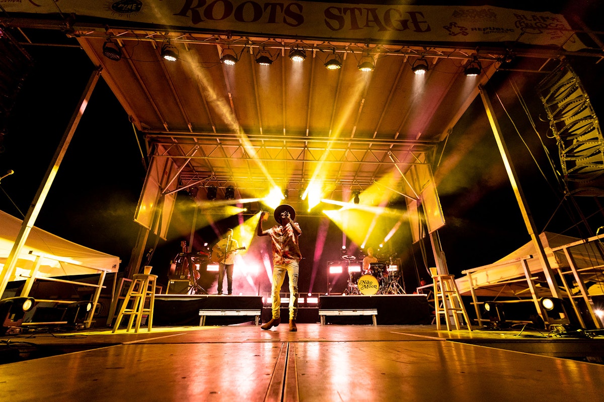 Niko Moon performing on stage