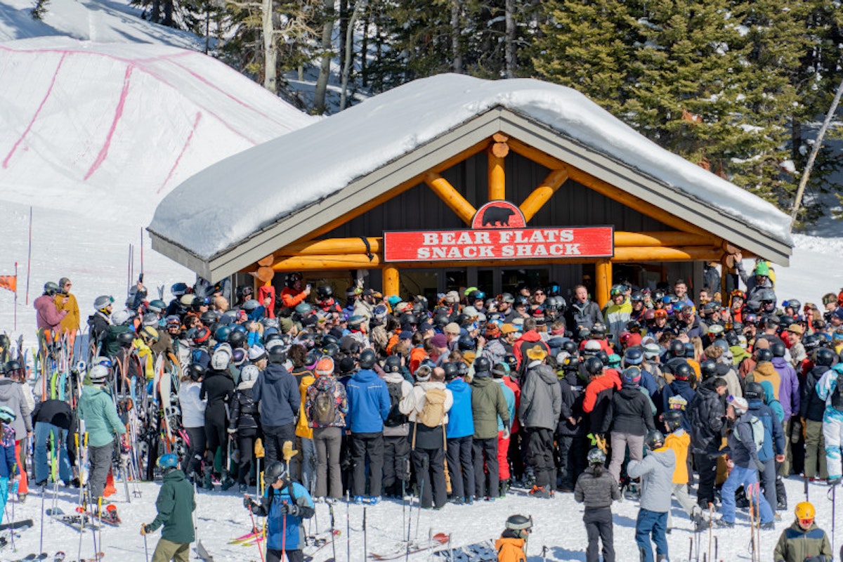 The crowd for the competition