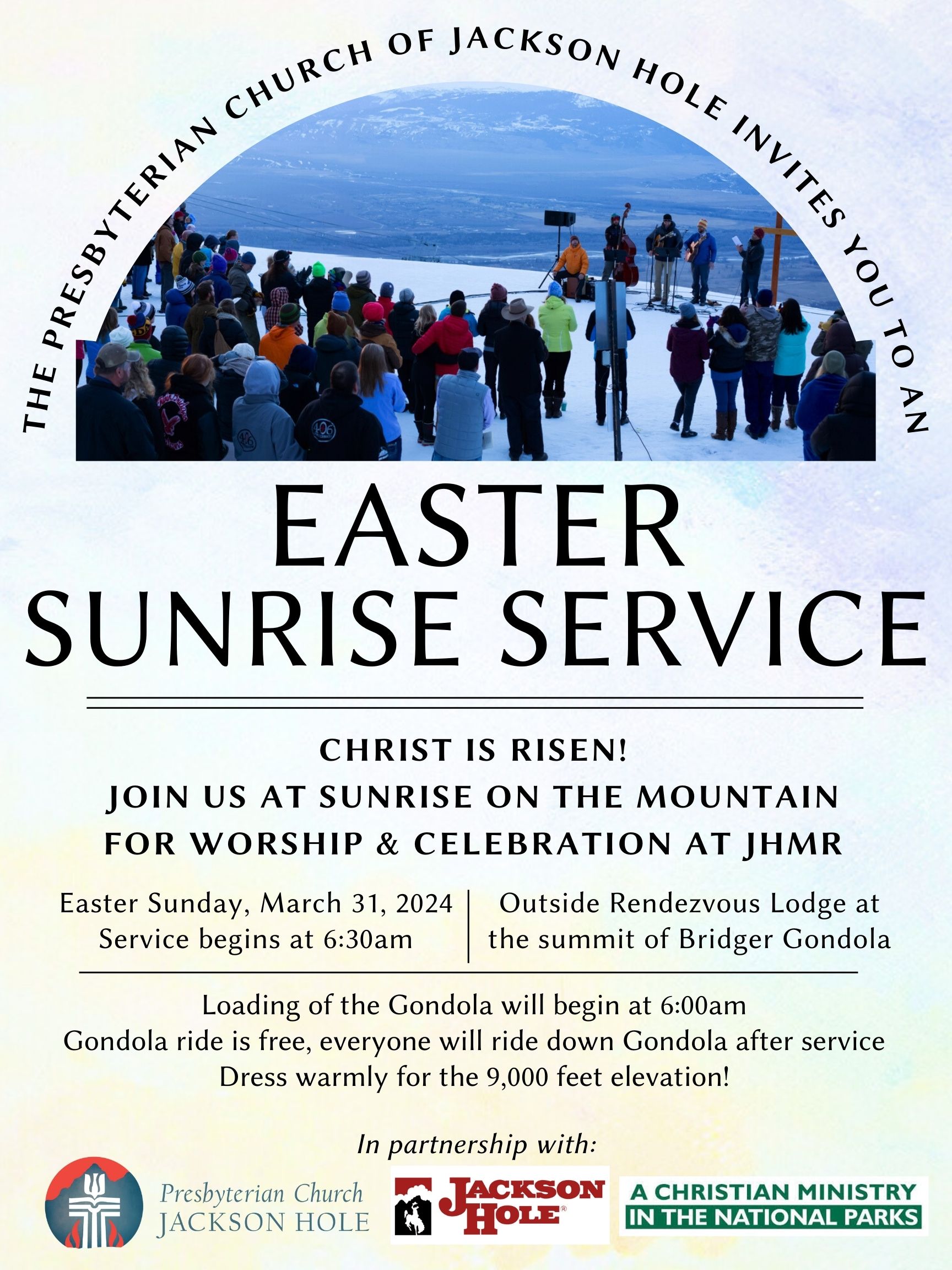 Easter Sunrise Service 2024 poster