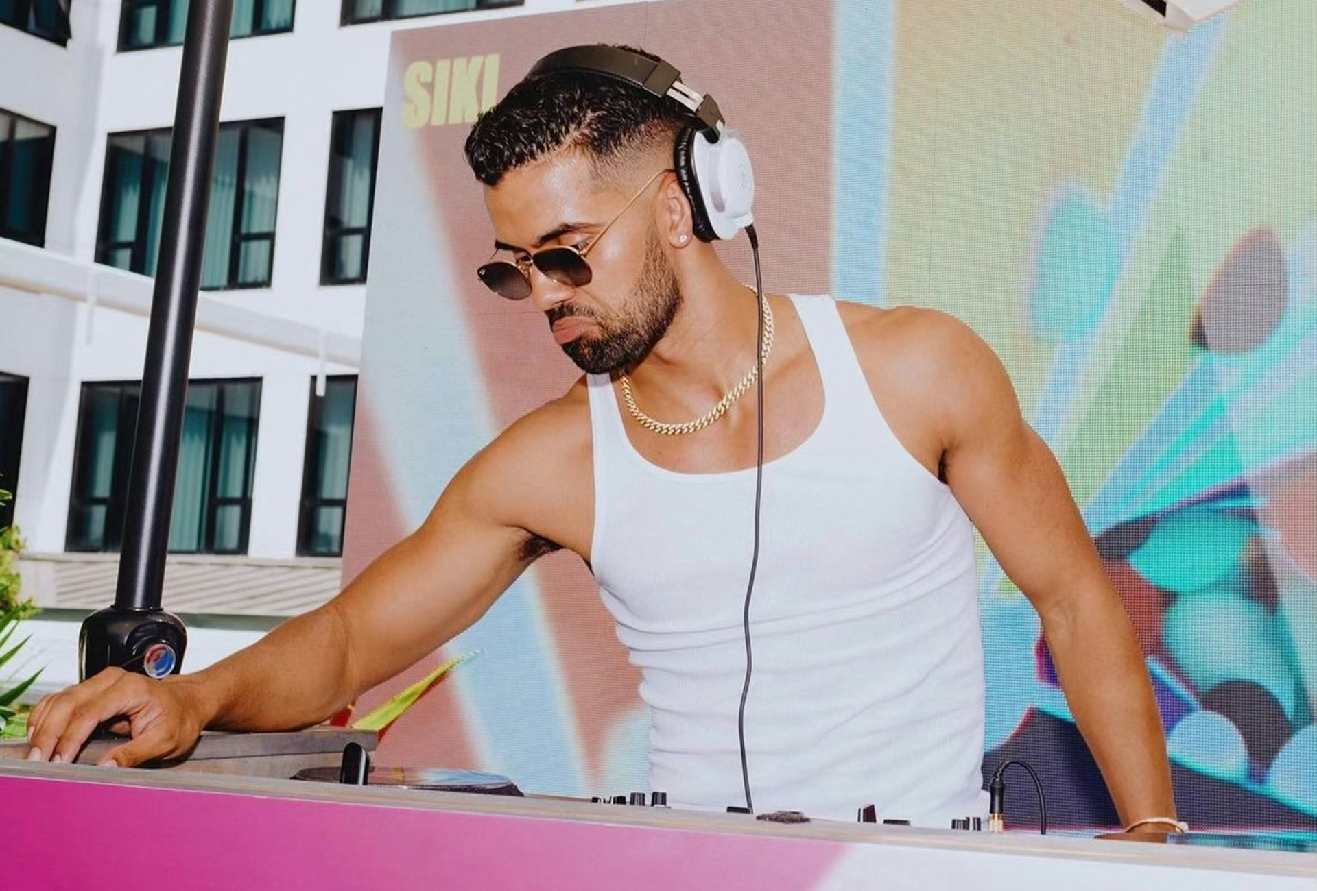 Nate Wyatt DJing