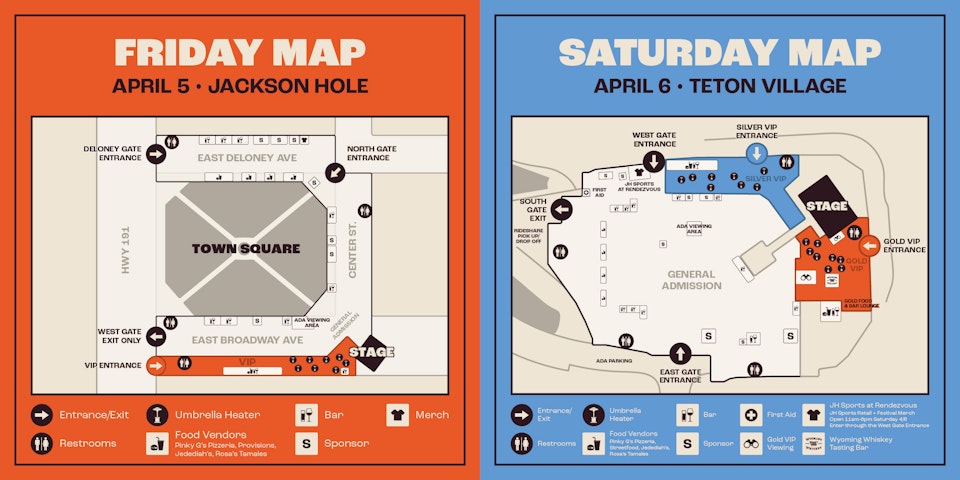 Rendezvous 2024 venue maps