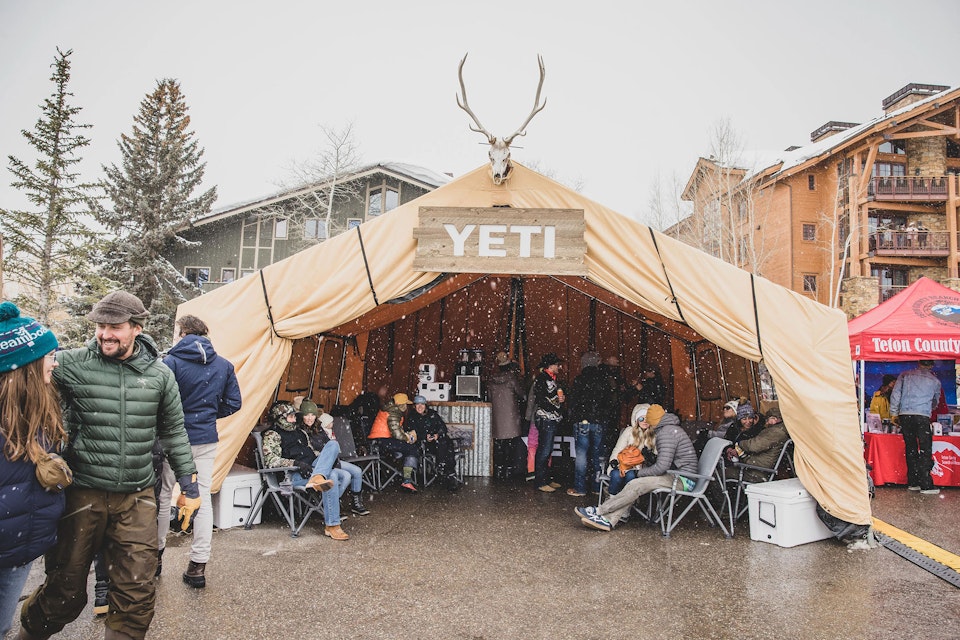 YETI tent at Rendezvous Music Festival