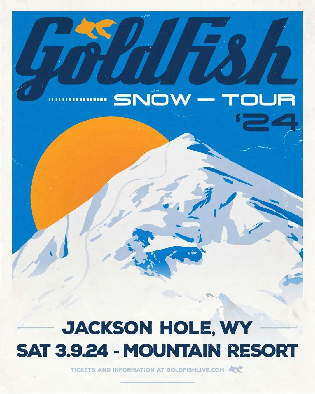 GoldFish Jackson Hole tour poster