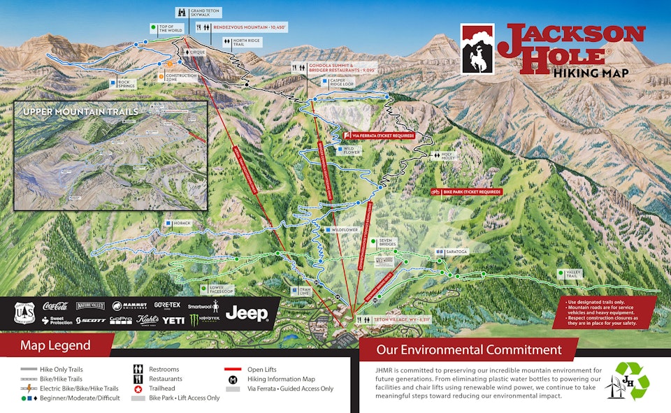2024 Summer Hiking Map