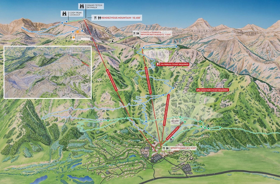 2024 hiking map
