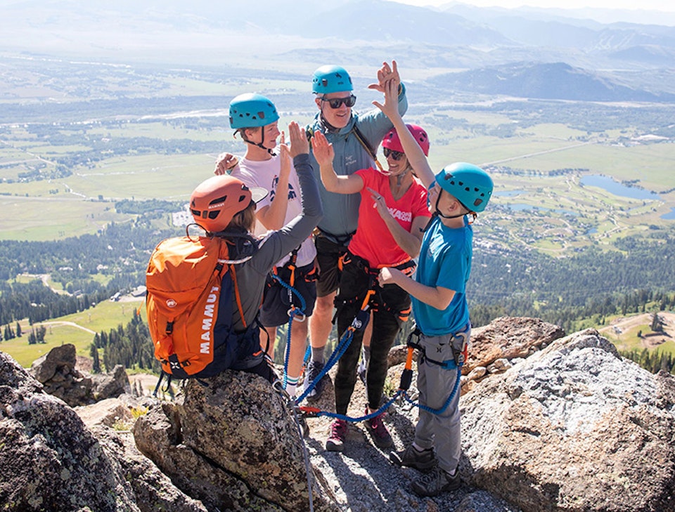 Summer family vacation on the Via Ferrata