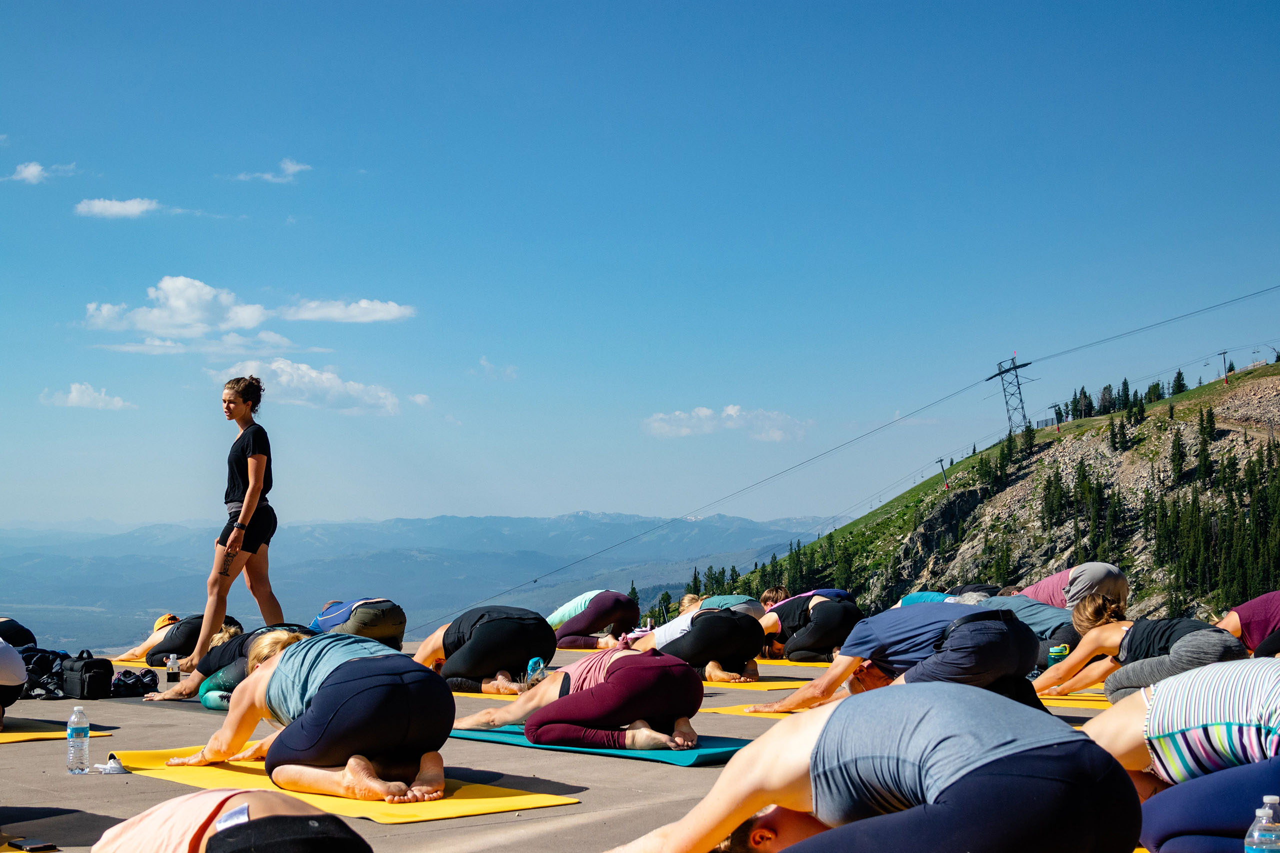 Yoga on The Deck - Jackson Hole Mountain Resort