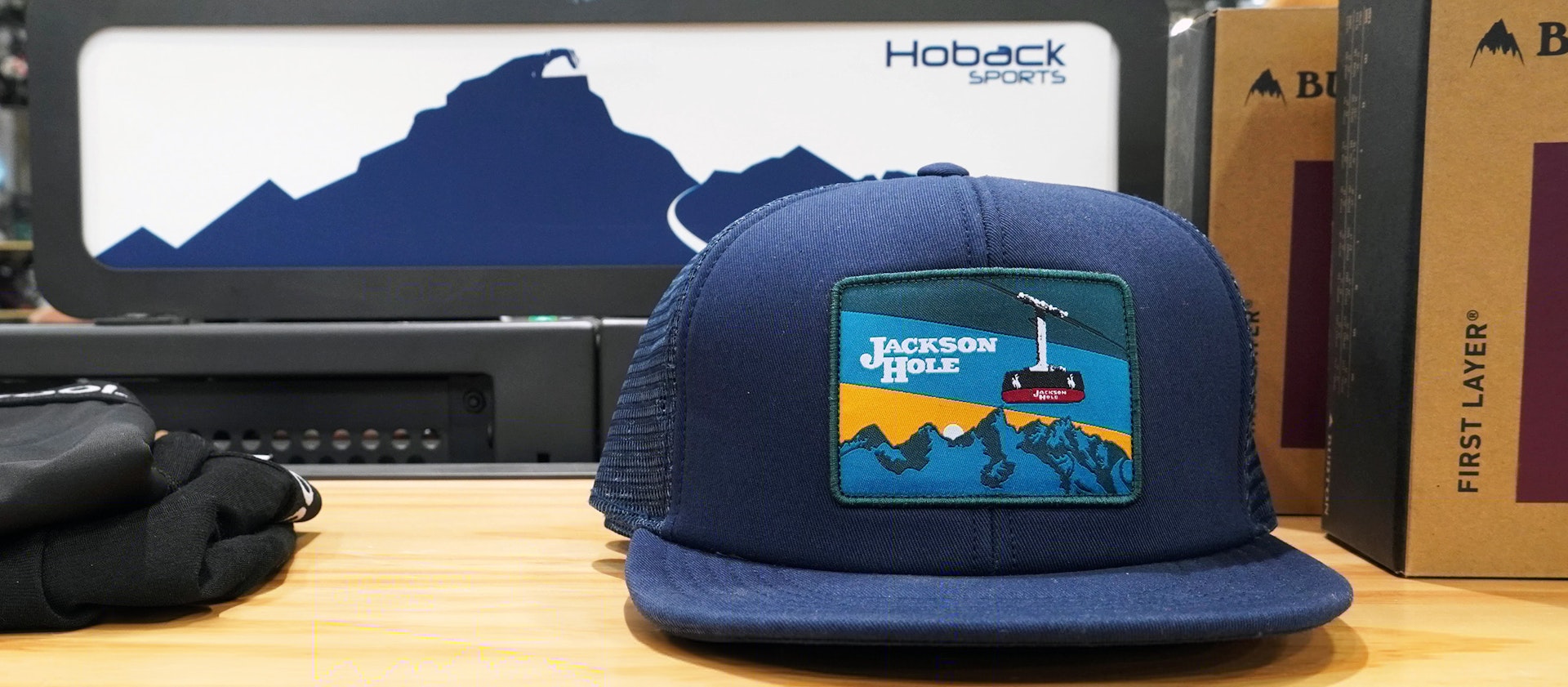 Jackson Hole hat at Hoback Sports