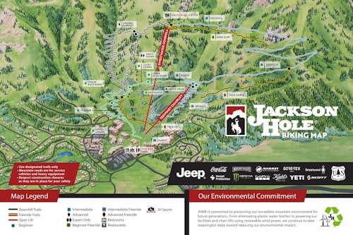 2024 Bike Park Map