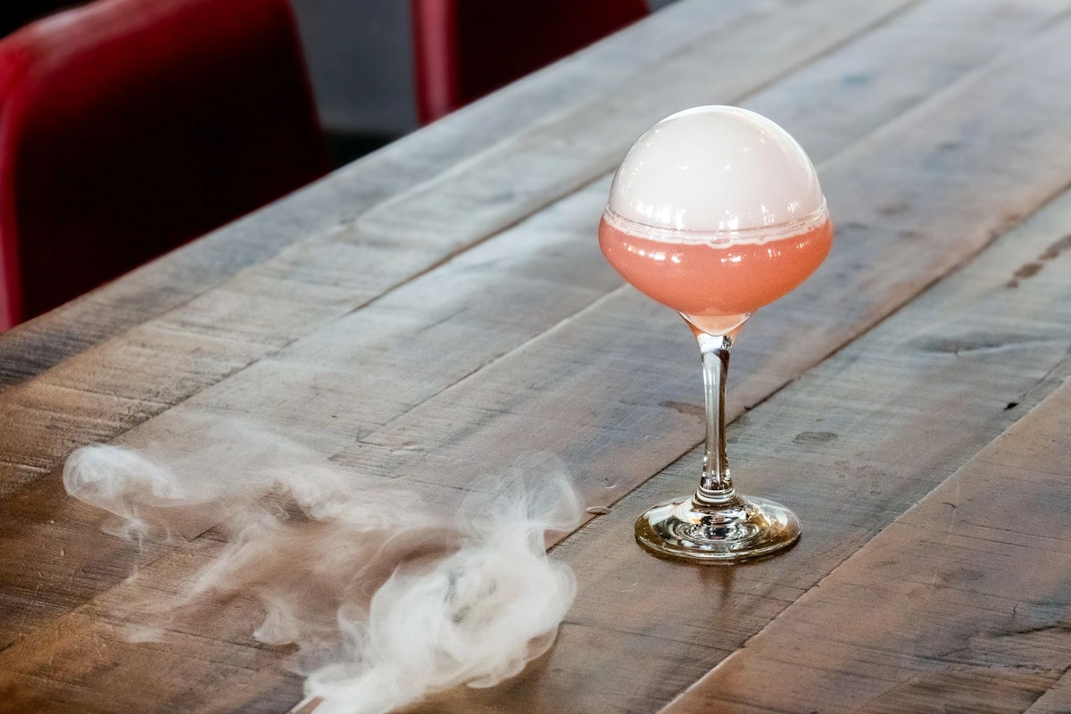 That's No Moon cocktail at Piste