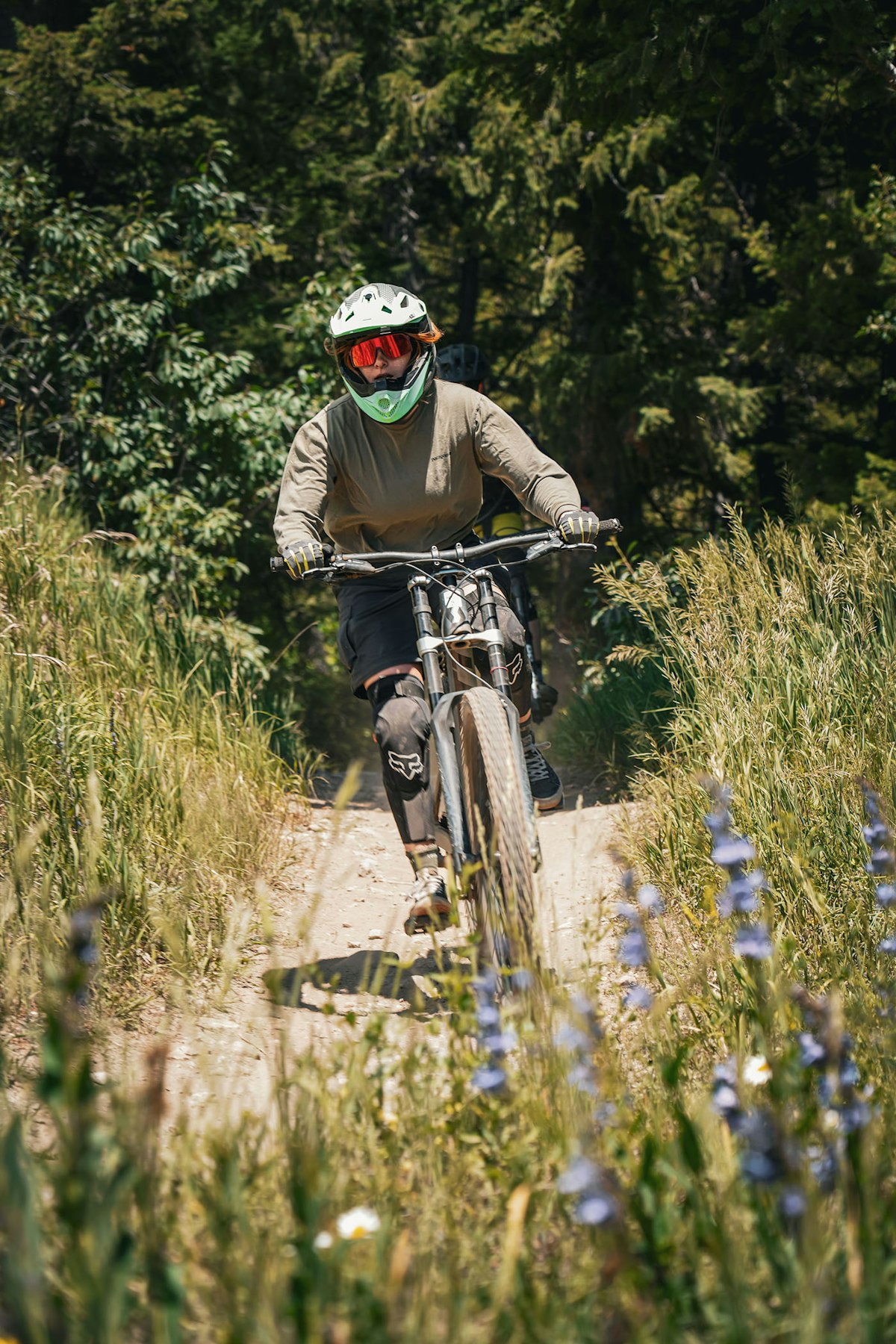 Woman in Bike Park during ILLA event