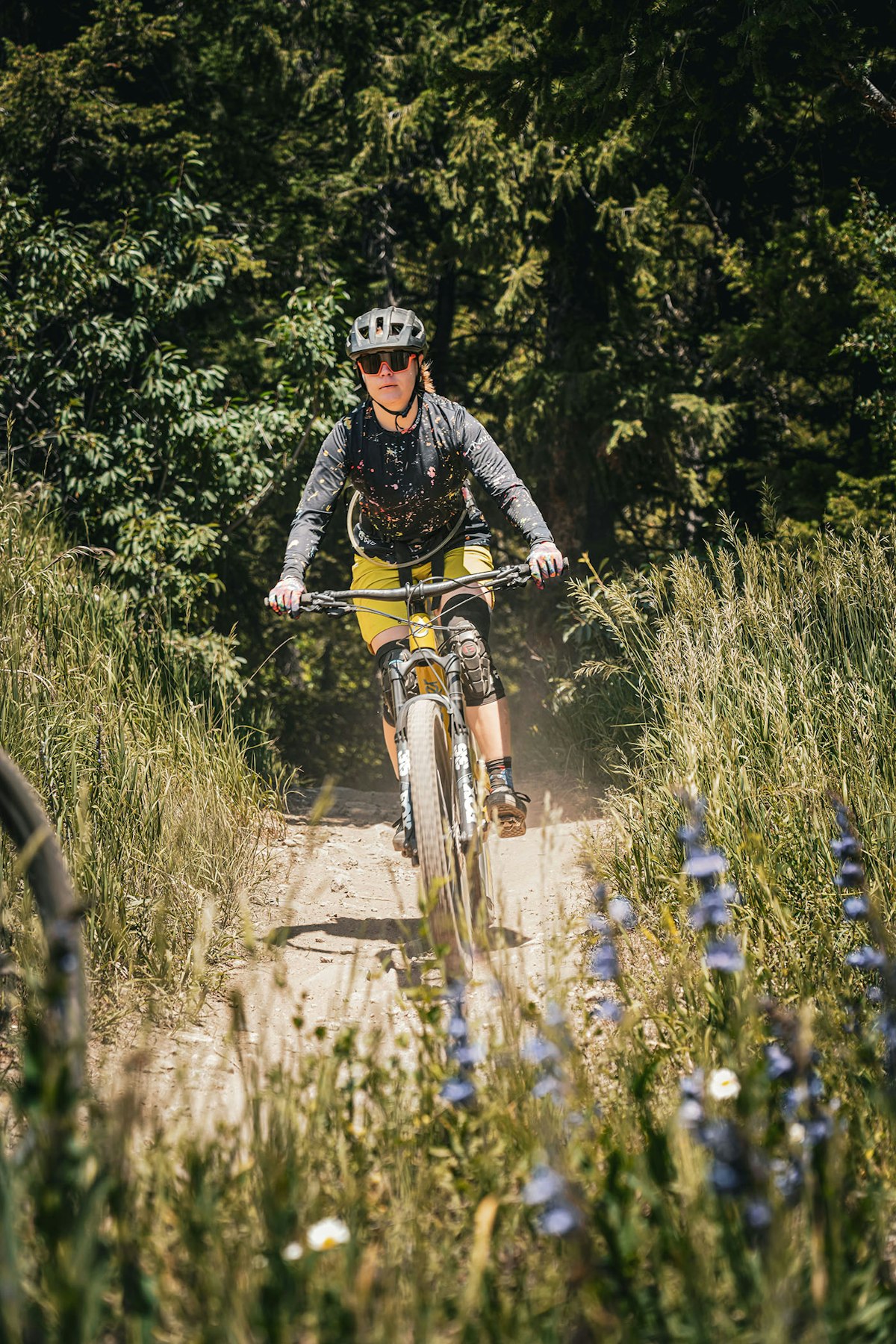 Woman in Bike Park during ILLA event