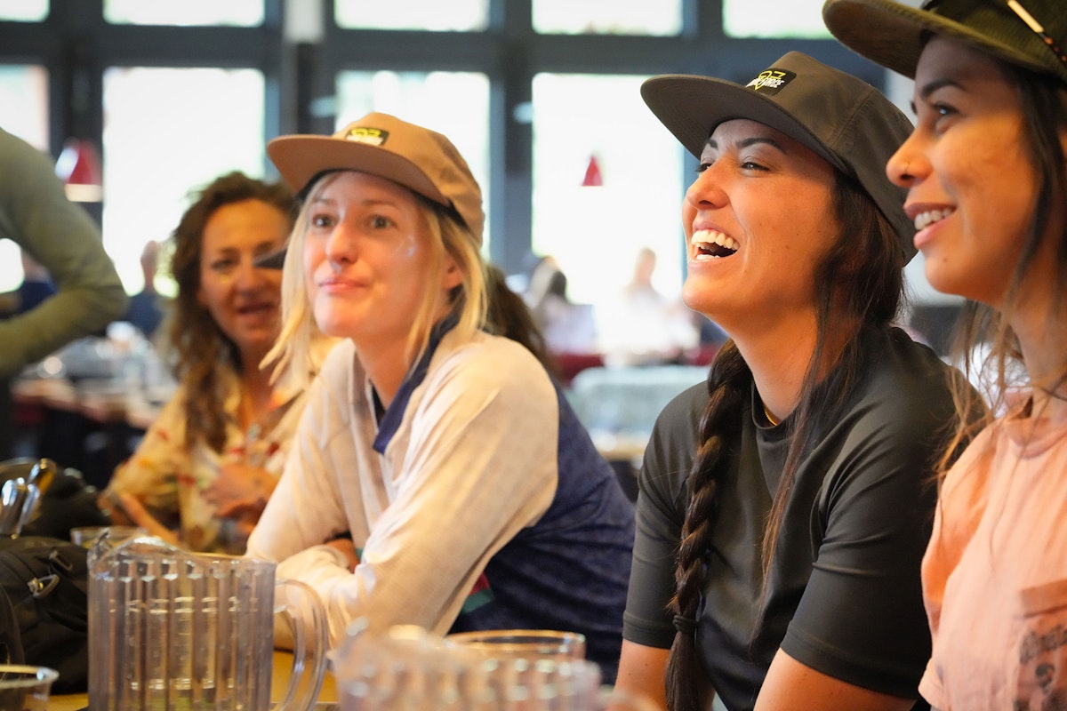 Women enjoying drinks at RPK3 at the end of the ILLA event